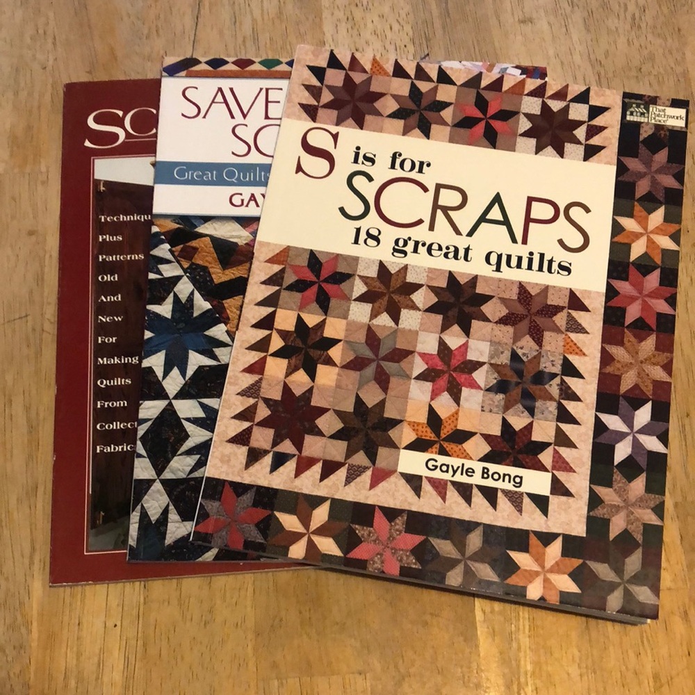 Quilting Patterns Scrap Quilts Bundle of Three Books